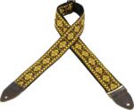 Levy's M8HTV-17 Gitárpánt, szõtt, bõr hátoldal, 5cm széles, 142cm hosszú, mintás (M8HTV-17)