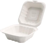  Cukornád hamburger elviteles doboz HP6 fehér - osztatlan