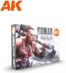 AK Interactive Human Flesh Tones akrilfesték készlet 6x 17ml (AK11603)