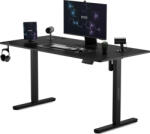 SENSE7 Állítható magasságú elektromos íróasztal Nojo 140x70 cm fekete (13258025)