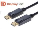 PremiumCord DisplayPort 1.2/1.2a Összekötő Fekete 50cm kport4-005 (kport4-005)
