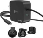 j5create JUP25102V Зарядно 220V- GaN 102W USB-C 2порта- за лаптопи, таблети, телефони (J5-JUP25102V) - Allstore