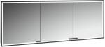 Kronenbach Cube 2.0 dulap 180x17x70 cm cu oglinda negru KB100239MB (KB100239MB)
