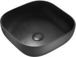 Kronenbach Cube lavoar 42x42 cm pătrat de blat negru mat KB144500BK (KB144500BK)