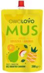 OWOLOVO 100% gyümölcspüré MUS Alma-Körte-Ananász - 200g - vitaminbolt - 680 Ft