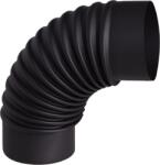  Hunor 120/90 Festett Könyök Fekete Acél 0, 5mm