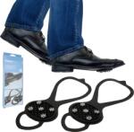  Csúszásgátló Hótalp 2db/szett Cípőre Rögzíthető Egy Méret 5 Metál Tüske