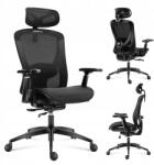 Huzaro Irodai forgószék Huzaro fekete ergonomikus számítógéphez (HZ-COMBAT 7.3 BLACK MESH)