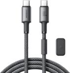 JOYROOM Cablu pentru incarcare si transfer de date Joyroom S-A50, 2x USB-C, 60W, 1.2m, Gri (6956116728830)