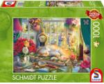 Schmidt Spiele Puzzle kirakó macskával 1000 darabos puzzle (59789) (59789)