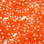 DIYQueen Szív karkötő gyöngyök piros 100db Diy (H288)