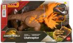 Mattel Figurina articulata, Jurassic World Rebirth, Wild Roar, Utahraptor, JGC80 Figurina