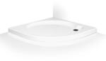 Roltechnik Cadita de dus semirotunda, din acril, alba, 80x80x6 cm, Roth Dream Flat (8000284)