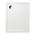 Roth Cadita de dus dreptunghiulara, din acril, alba, 120x80x5 cm, Roth Flat KVADRO (8000123)