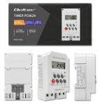 Qoltec PC0629 elektronikus programozó Din LCD sínre (50629)
