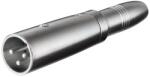 Goobay Adaptor XLR tata > 6, 35 mono mama (XLR-3M6.35FM)