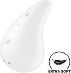 Satisfyer - Dew Drop Ráhelyezhető Vibrátor Fehér