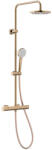 Roca Even T-Round termosztátos zuhanyrendszer Evershine bevonattal, rose arany A5A9A2ERG2 (A5A9A2ERG2)