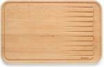 Brabantia Profile Slice & Dice bükkfa vágódeszka hús szeleteléshez, bemélyedésekkel, védő olajbevonattal, 400x250mm - 260704 (260704)