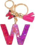 HARAHU Ábécé kulcstartó - W/Rózsaszín/Pillangó KP37967