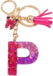 HARAHU Ábécé kulcstartó - P/Rózsaszín/Pillangó KP37960