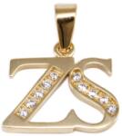 Ékszershop Köves Zs betű arany medál (1315476)