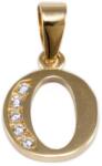Ékszershop Köves O betű arany medál (1315488)