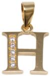 Ékszershop Köves H betű arany medál (1315481)