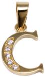 Ékszershop Köves C betű arany medál (1315492)
