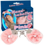 You2Toys Love Cuffs - cătușe plușate pentru mâini, roz