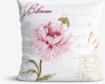 Goldea pamut párnahuzat - pünkösdirózsa mintás 50 x 70 cm