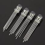 TECHFUN LED RGB 5 mm - Közös anód - Pont (tiszta) (56875)