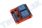 TECHFUN 2 csatornás relé H / L jumper-rel - 5 V (33545)
