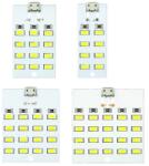 TECHFUN 8/12/16/20 db LED mátrix fehér szín - 16db LED 40*52mm (83739)
