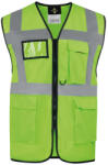 Korntex KXCMF Hamburg multifunkciós láthatósági mellény neon zöld színben (kxcmfngr-m)