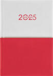Dayliner Naptár, tervező, A5, napi, DAYLINER "Contrast", fehér-piros (BLACKFRIDAY_CR_NCA5FP25)