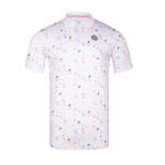 BIDI BADU Idir Tech Polo White/ Mixed férfi póló