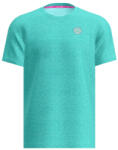 BIDI BADU Kaleido Two Colored Tee Petrol/ Green férfi póló