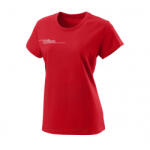 Wilson Team II Tech Tee Women Team Red női póló