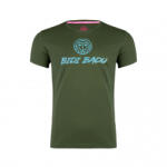BIDI BADU Kian Basic Logo Tee Green férfi póló