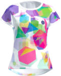 BIDI BADU Kaleido Junior Capsleeve White/ Mixed lány póló