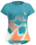 BIDI BADU Melbourne 2025 Capsleeve Petrol/ Orange női póló