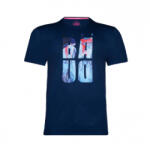 BIDI BADU Aleke Lifestyle Tee Dark Blue férfi póló