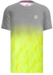 BIDI BADU Beach Spirit Tee Grey/ Neon Yellow férfi póló