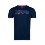 BIDI BADU Melvin Lifestyle Tee Dark Blue/ Mixed férfi póló