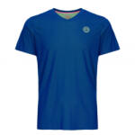 BIDI BADU Evin Tech Roundneck Tee Blue/ Neongreen fiú póló