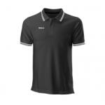 Wilson Team II Cotton Polo Black férfi póló