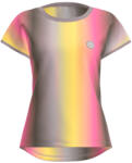BIDI BADU Spectrum Capsleeve Light Brown/ Coral/ Yellow női póló