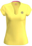 BIDI BADU Spectrum V-Neck Tee Yellow női póló