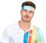 BIDI BADU The Aerodynamic Move Printed Bandana Paris fejpánt